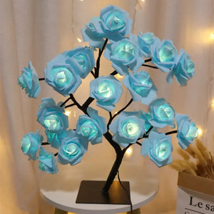 Rose trees table lamps