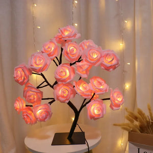 Rose trees table lamps